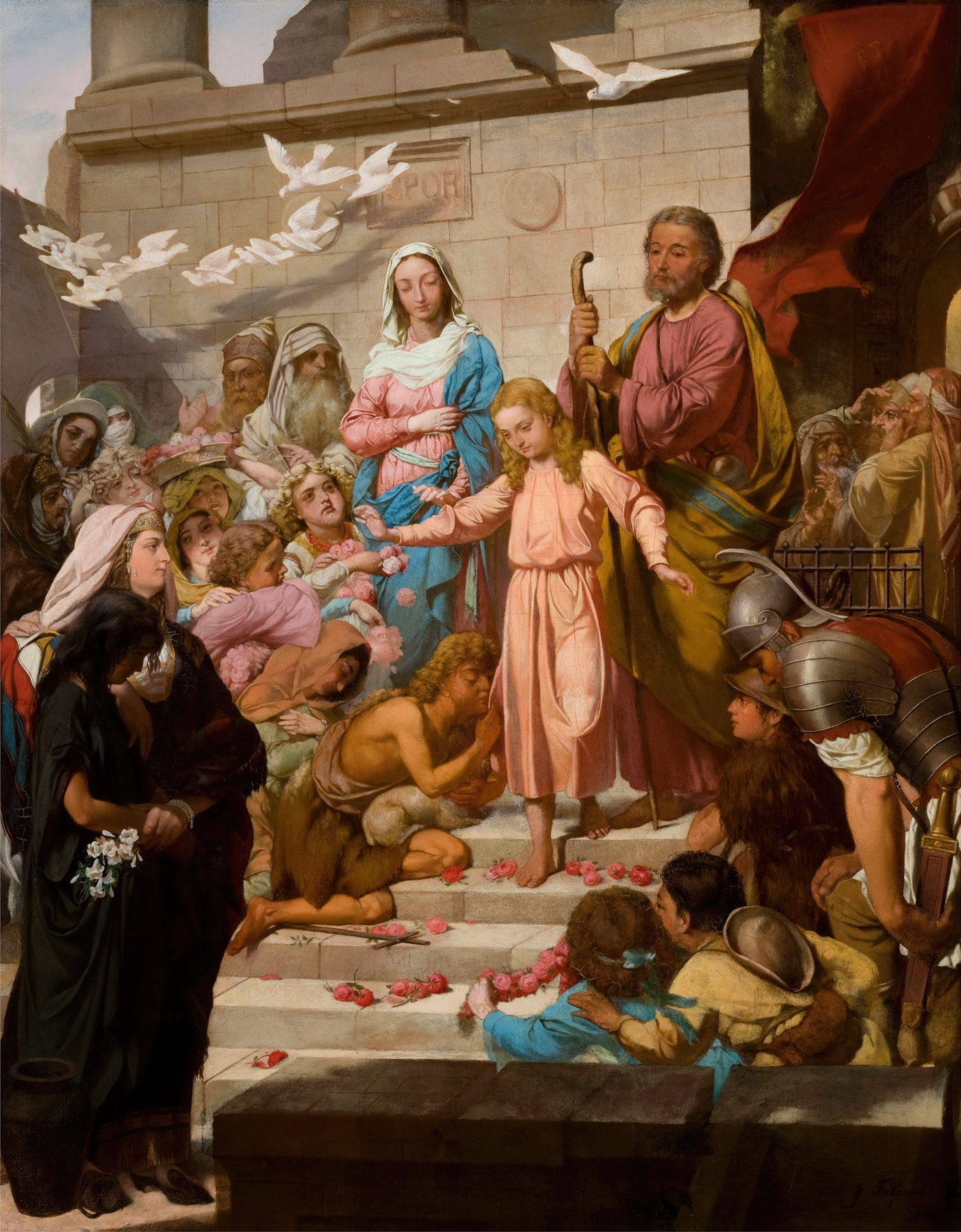 Christ Leaving the Temple (1870)